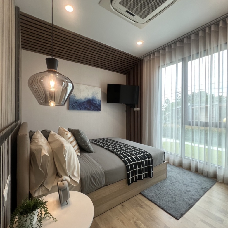ขายบ้านมือ 1 โครงการไทม์โฮม 62 (timehome 62) บ้านตัวอย่างพร้อมเข้าอยู่ ทำเลใกล้สวนหลวง ร.9 ติดถนน ถ. เฉลิมพระเกียรติ