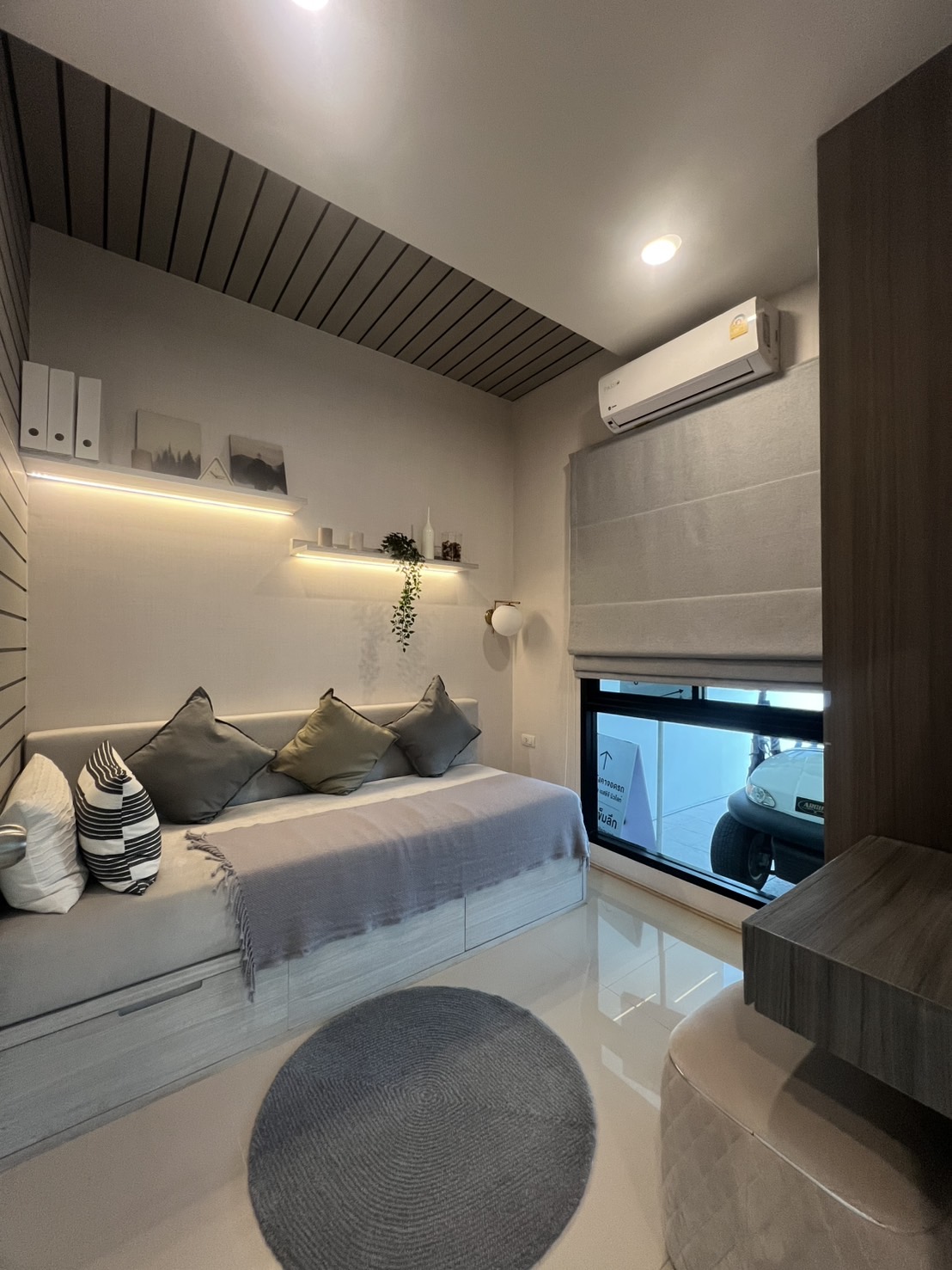 ขายบ้านมือ 1 โครงการไทม์โฮม 62 (timehome 62) บ้านตัวอย่างพร้อมเข้าอยู่ ทำเลใกล้สวนหลวง ร.9 ติดถนน ถ. เฉลิมพระเกียรติ