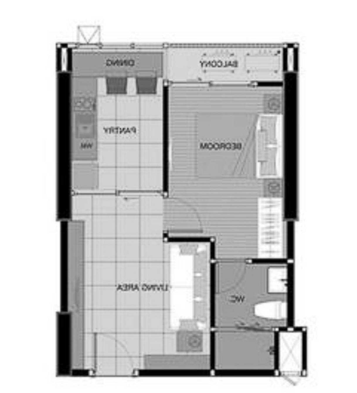 ขายคอนโด Aspire Sukhumvit 48 : แอสปาย สุขุมวิท 48 ชั้น 24